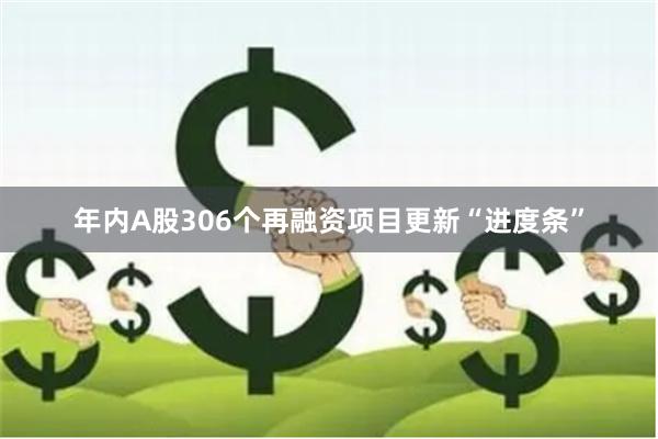 年内A股306个再融资项目更新“进度条”